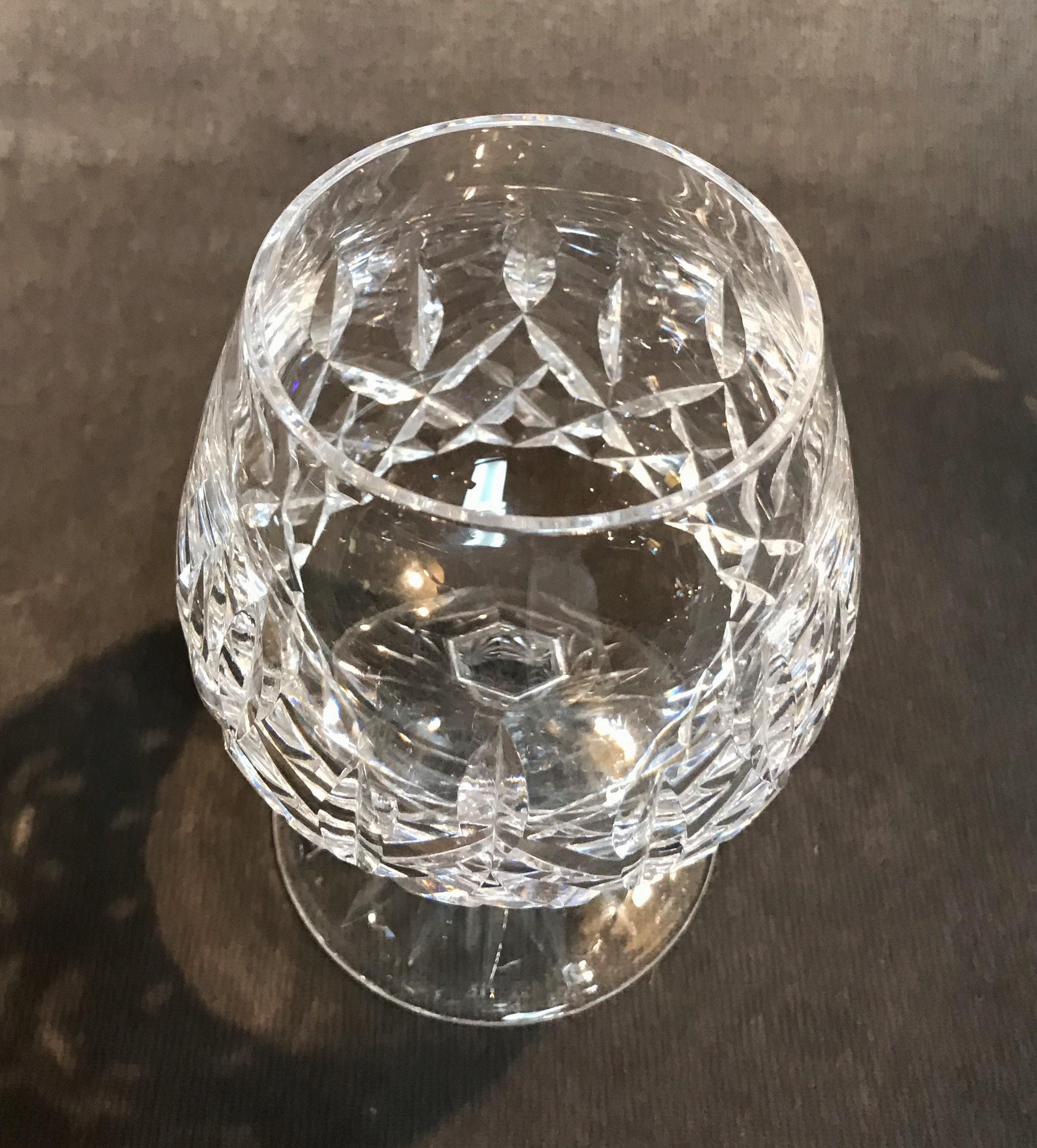 Waterford Crystal Lismore Brandy Snifter, 5.5 T x 2.5 W Opening at Top