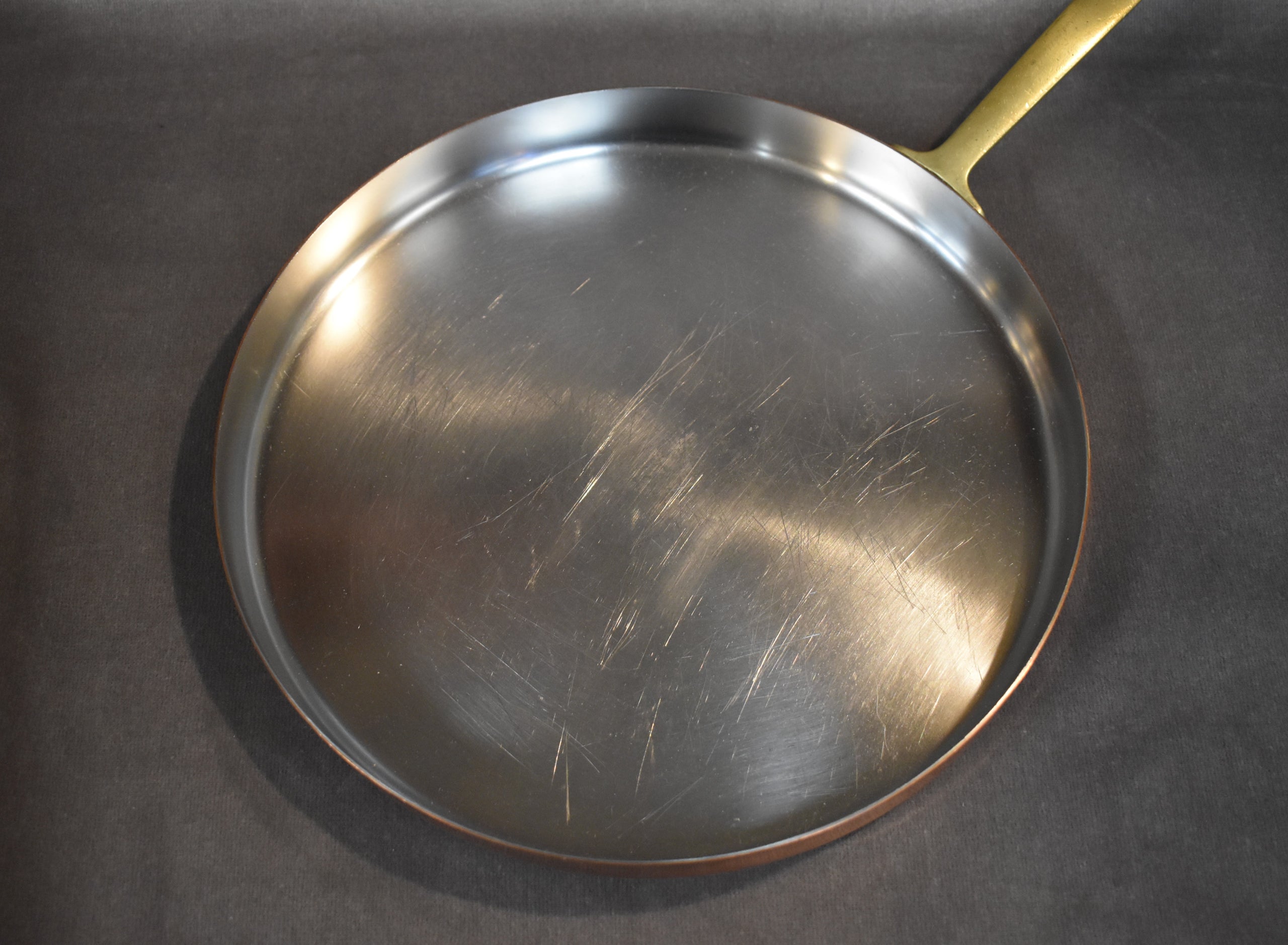 Revere Ware Paul 11.5 Griddle Copper Stainless Skillet Grill Crepe Pancake  Pan